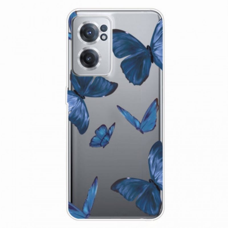 Cover OnePlus Nord CE 2 5G Farfalle Oscure