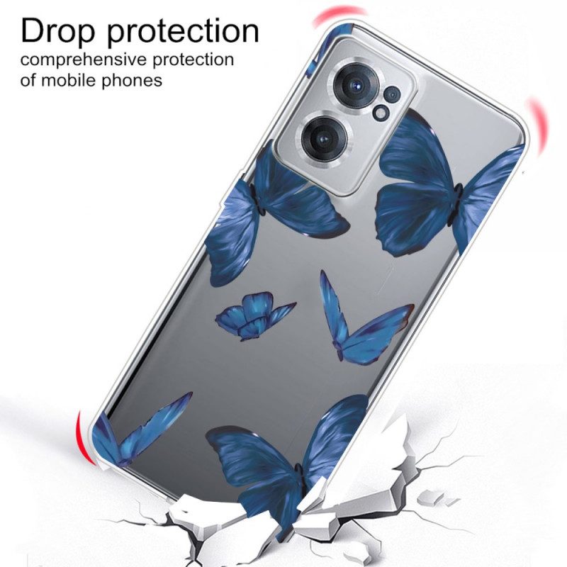 Cover OnePlus Nord CE 2 5G Farfalle Oscure