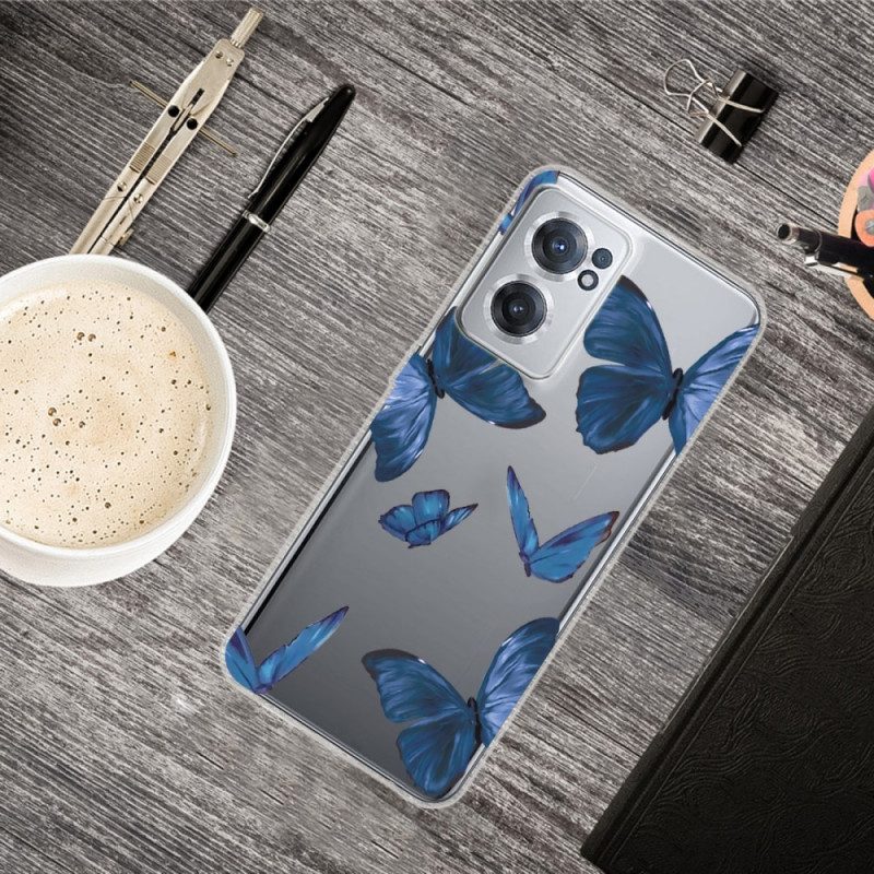 Cover OnePlus Nord CE 2 5G Farfalle Oscure