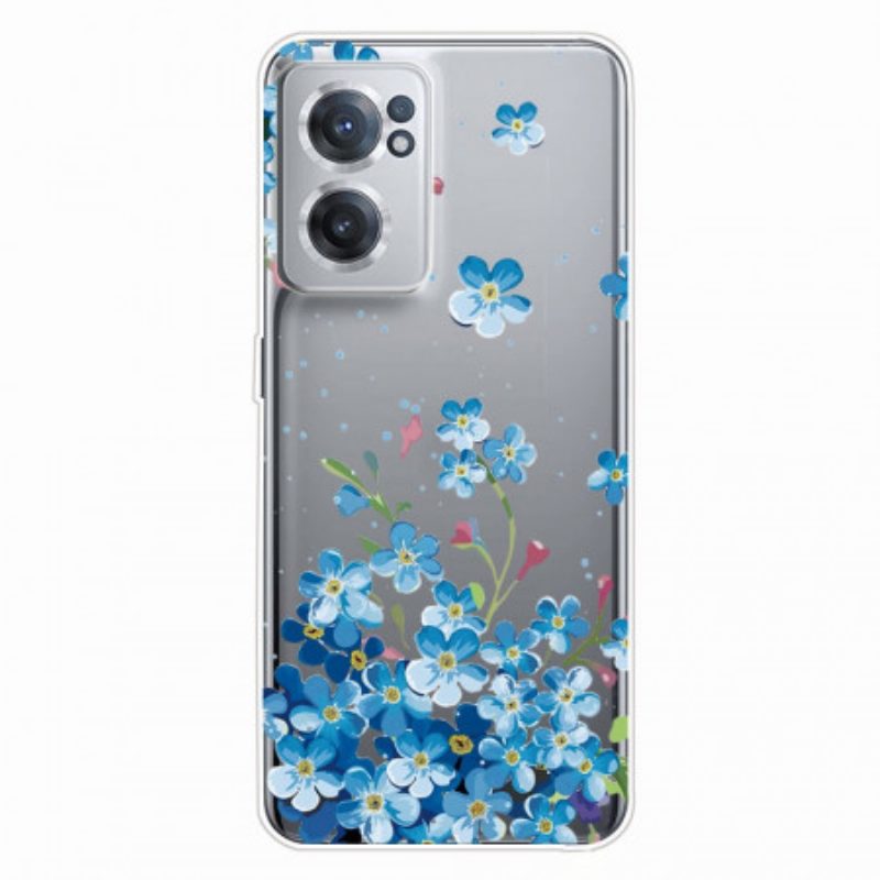 Cover OnePlus Nord CE 2 5G Fiori Blu