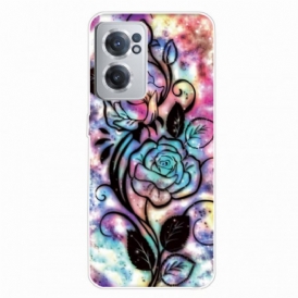 Cover OnePlus Nord CE 2 5G Fiori Psichedelici