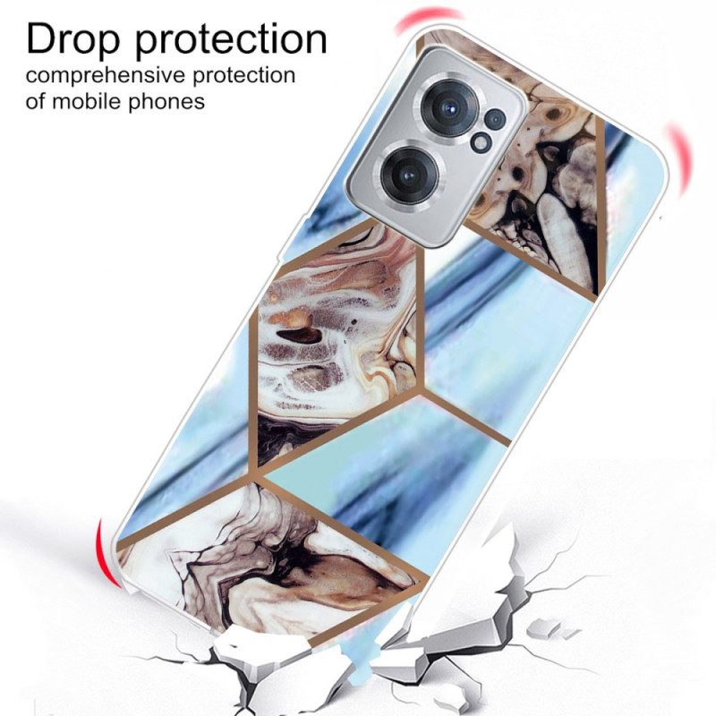 Cover OnePlus Nord CE 2 5G Marmo E Caffè