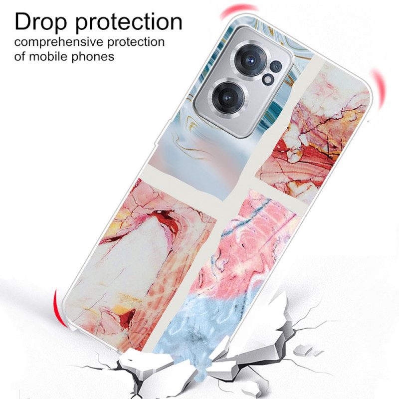 Cover OnePlus Nord CE 2 5G Rettangoli Di Marmo