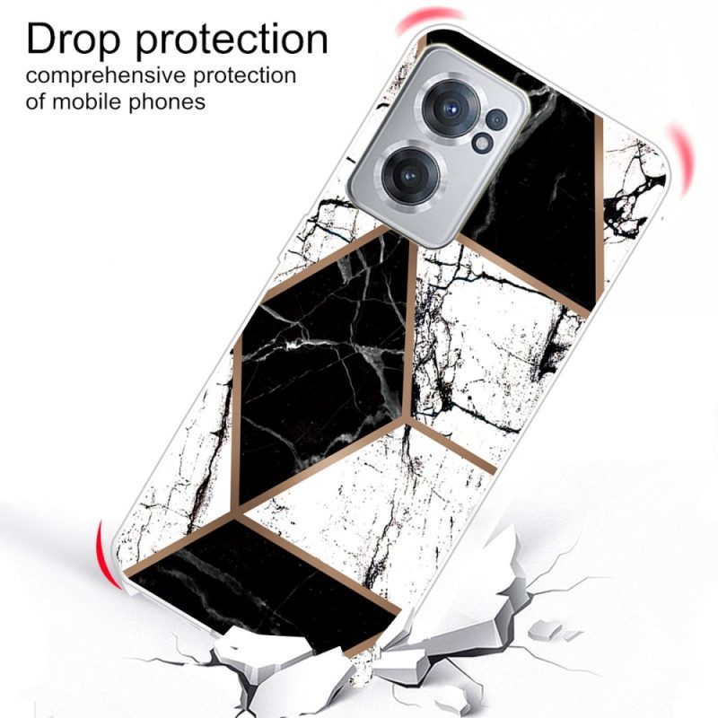 Cover OnePlus Nord CE 2 5G Scacchiera In Bianco E Nero