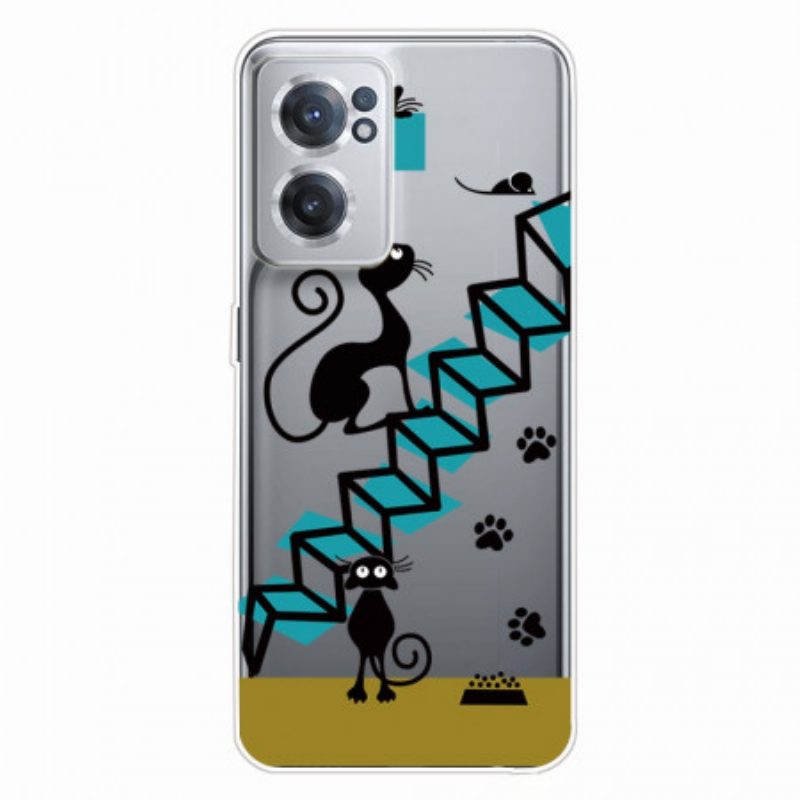 Cover OnePlus Nord CE 2 5G Scale Per Gatti