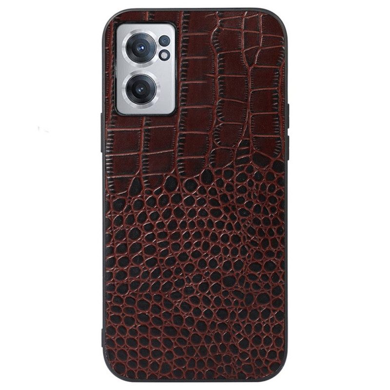 Cover OnePlus Nord CE 2 5G Trama Di Coccodrillo