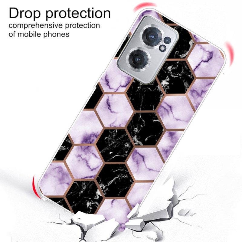 Cover OnePlus Nord CE 2 5G Trama Di Marmo