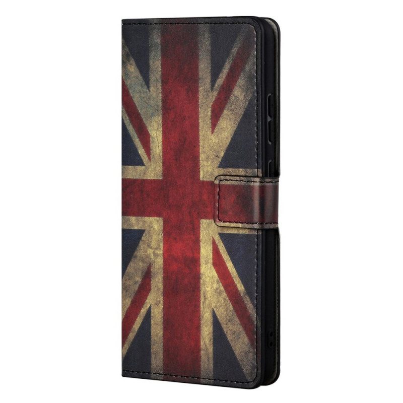 Custodia in pelle OnePlus Nord CE 2 5G Bandiera Britannica