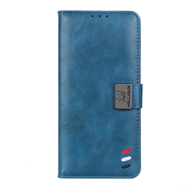 Custodia in pelle OnePlus Nord CE 2 5G Kazneh Tricolore