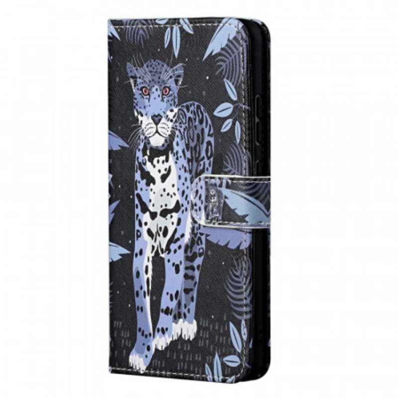 Custodia in pelle OnePlus Nord CE 2 5G Leopardo Notturno