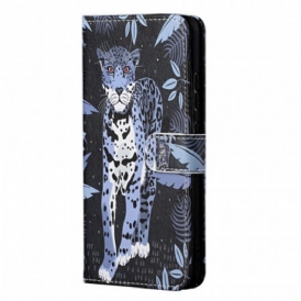 Custodia in pelle OnePlus Nord CE 2 5G Leopardo Notturno