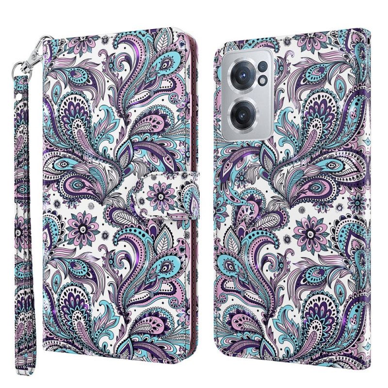 Custodia in pelle OnePlus Nord CE 2 5G Mandala Multicolore