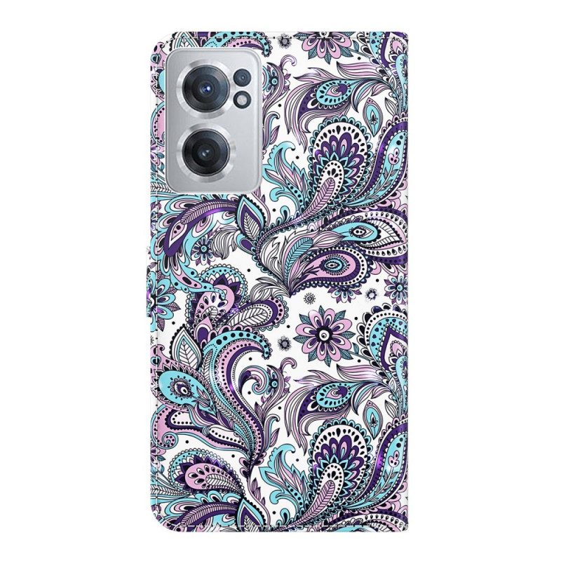 Custodia in pelle OnePlus Nord CE 2 5G Mandala Multicolore