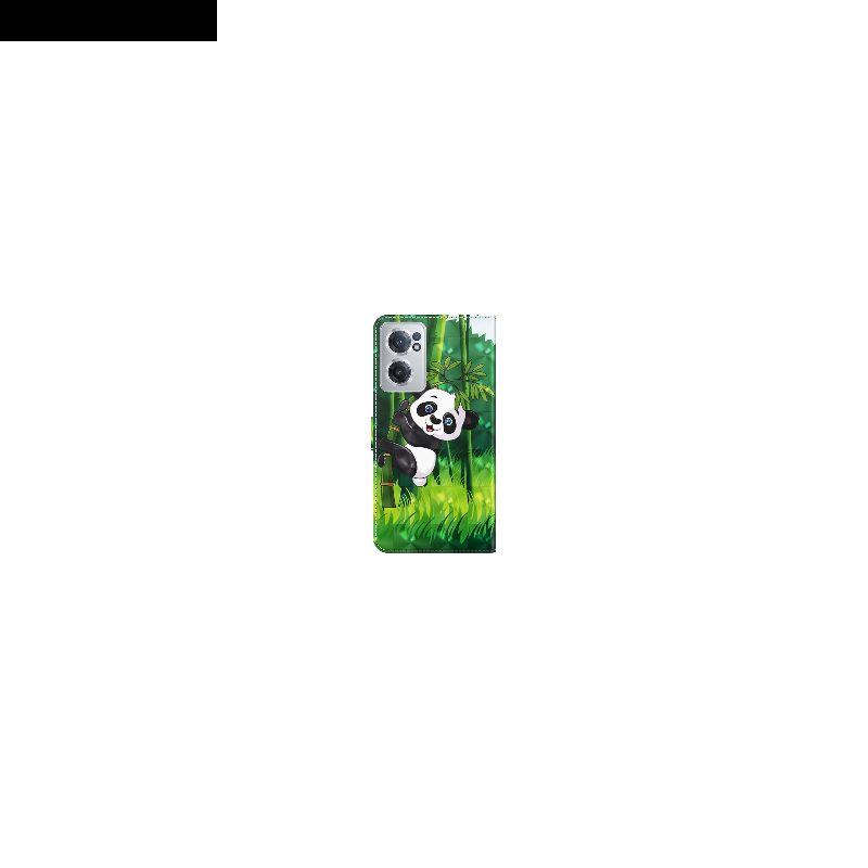 Custodia in pelle OnePlus Nord CE 2 5G Panda Comico