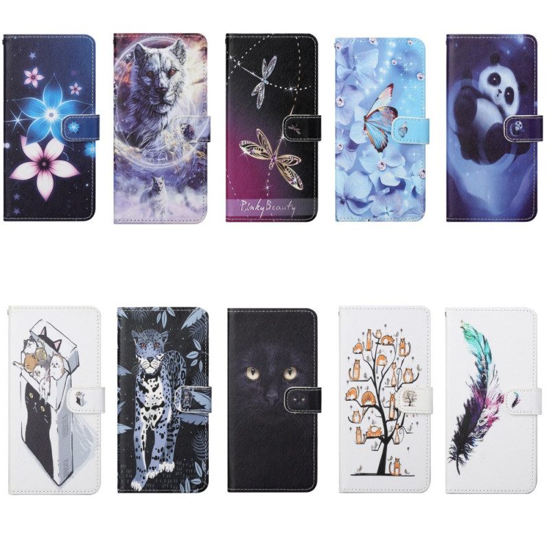 Custodia in pelle OnePlus Nord CE 2 5G Panda Notturno