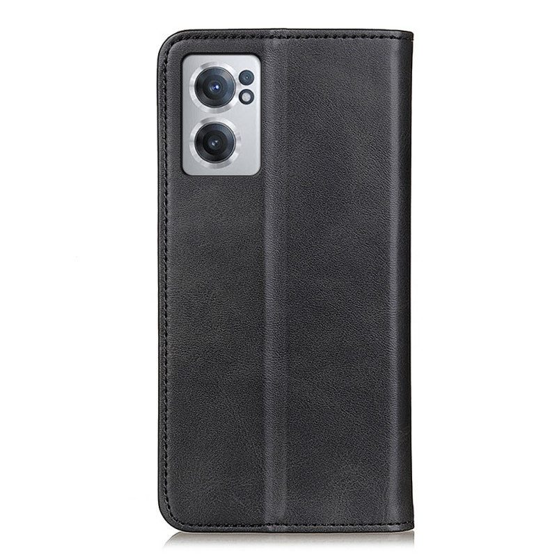 Folio Cover OnePlus Nord CE 2 5G Custodia in pelle Pelle Di Base