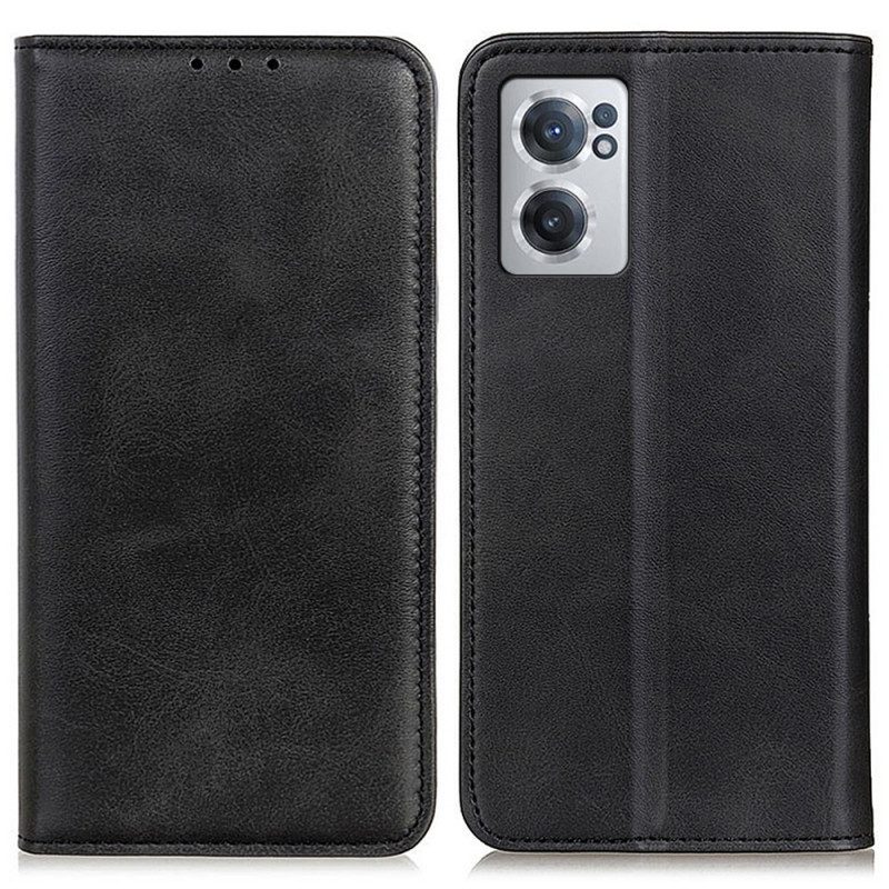 Folio Cover OnePlus Nord CE 2 5G Custodia in pelle Pelle Di Base