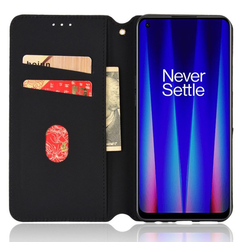 Folio Cover OnePlus Nord CE 2 5G Custodia in pelle Scacchiera