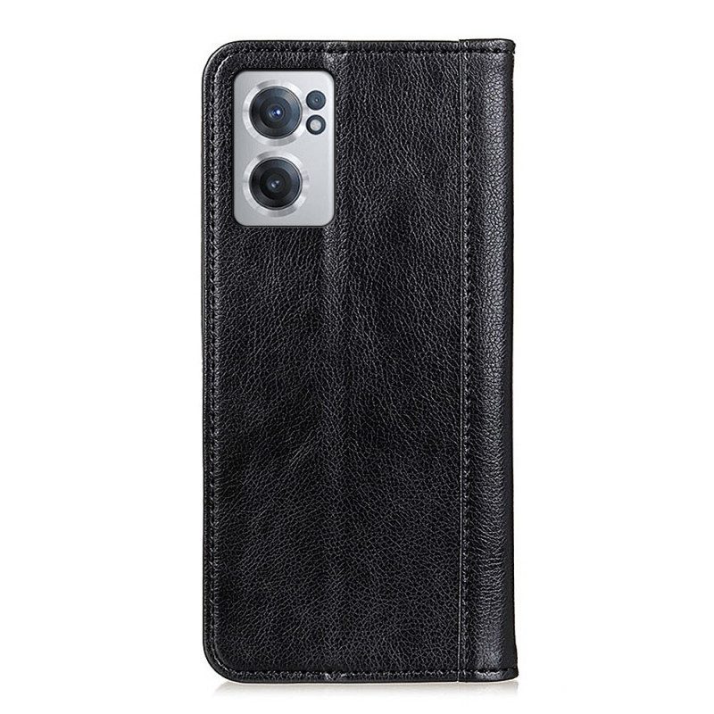 Folio Cover OnePlus Nord CE 2 5G Custodia in pelle Similpelle