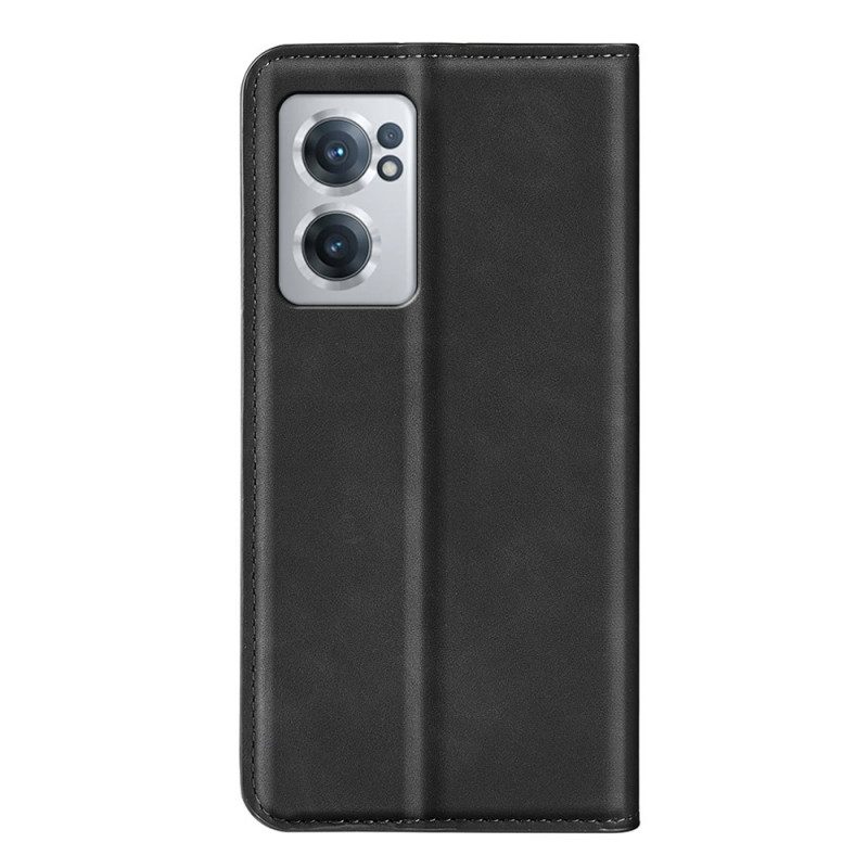 Folio Cover OnePlus Nord CE 2 5G Custodia in pelle Tocco Di Seta