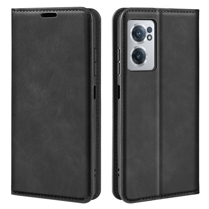 Folio Cover OnePlus Nord CE 2 5G Custodia in pelle Tocco Di Seta