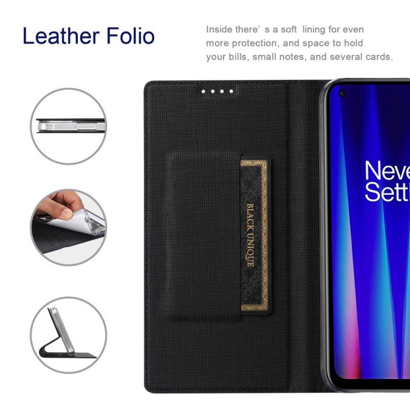 Folio Cover OnePlus Nord CE 2 5G Custodia in pelle Vili Dmx