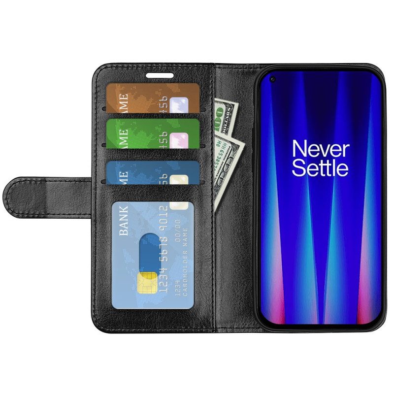 Folio Cover OnePlus Nord CE 2 5G Ecopelle Classica