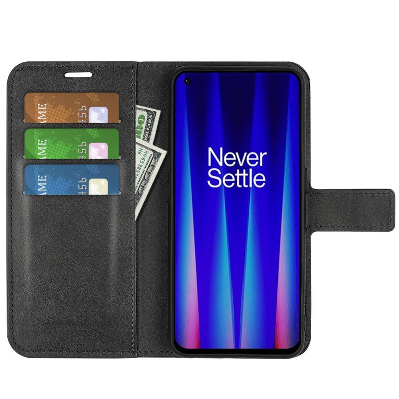 Folio Cover OnePlus Nord CE 2 5G Ecopelle Conciata