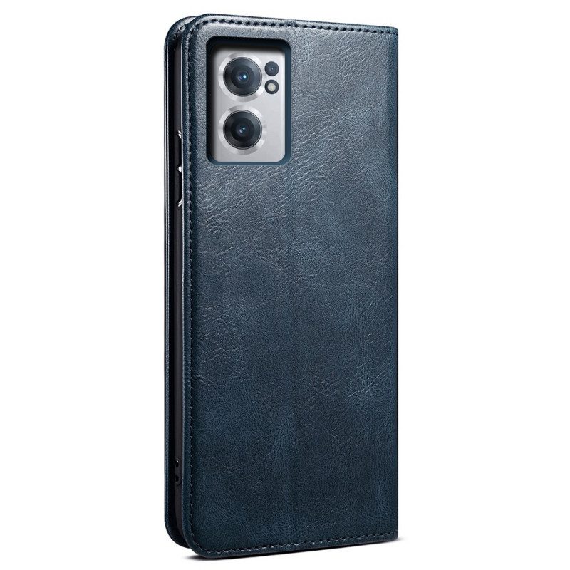 Folio Cover OnePlus Nord CE 2 5G Effetto Pelle