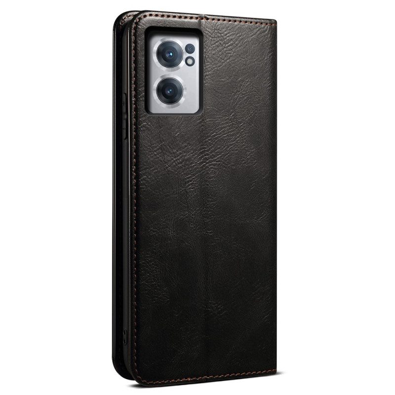 Folio Cover OnePlus Nord CE 2 5G Effetto Pelle