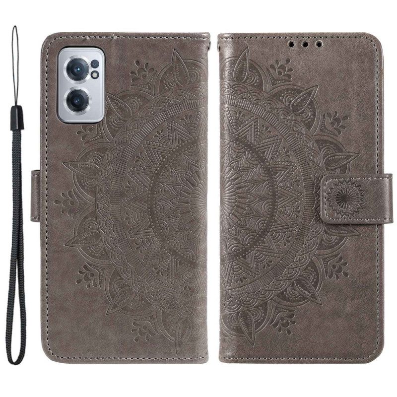 Folio Cover OnePlus Nord CE 2 5G Mandala Floreale