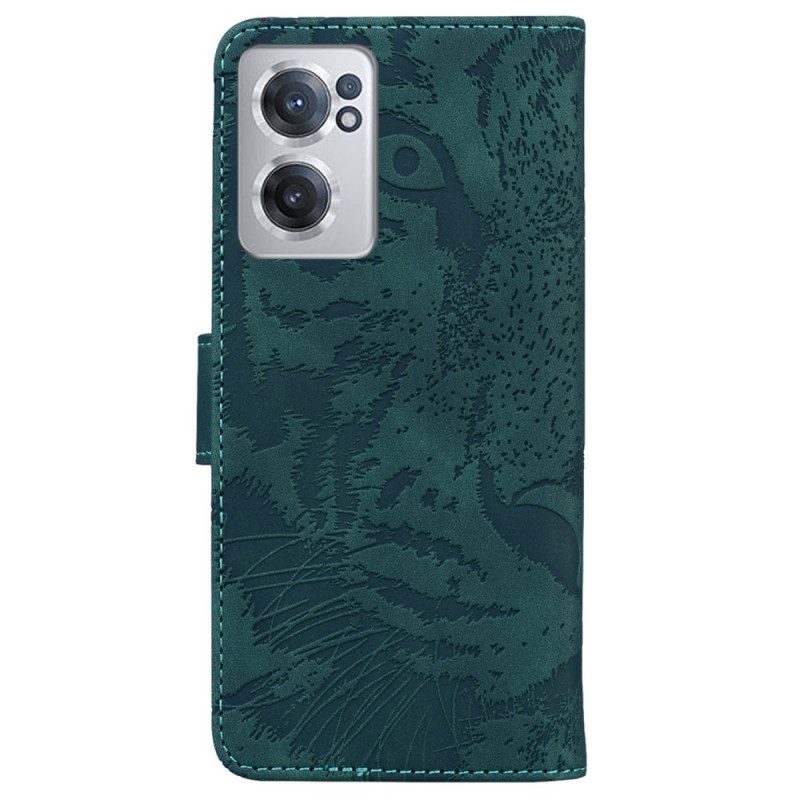 Folio Cover OnePlus Nord CE 2 5G Tigre Mimetizzata