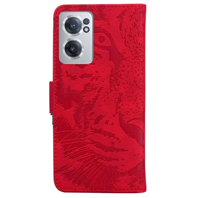 Folio Cover OnePlus Nord CE 2 5G Tigre Mimetizzata