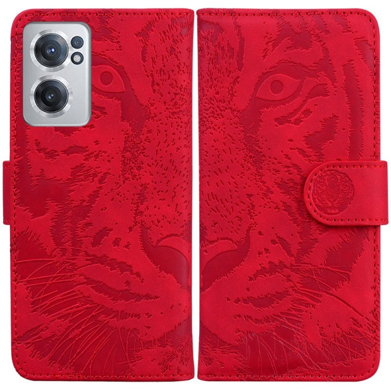 Folio Cover OnePlus Nord CE 2 5G Tigre Mimetizzata