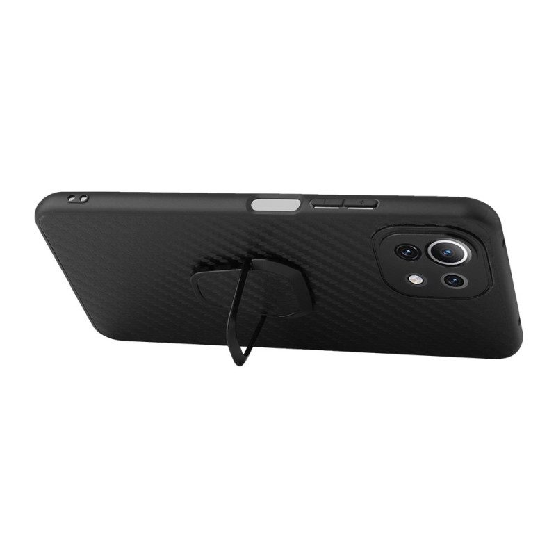 Cover Xiaomi Mi 11 Lite 4G / 5G / 5G NE Supporto Per Anello Stile Leopardo