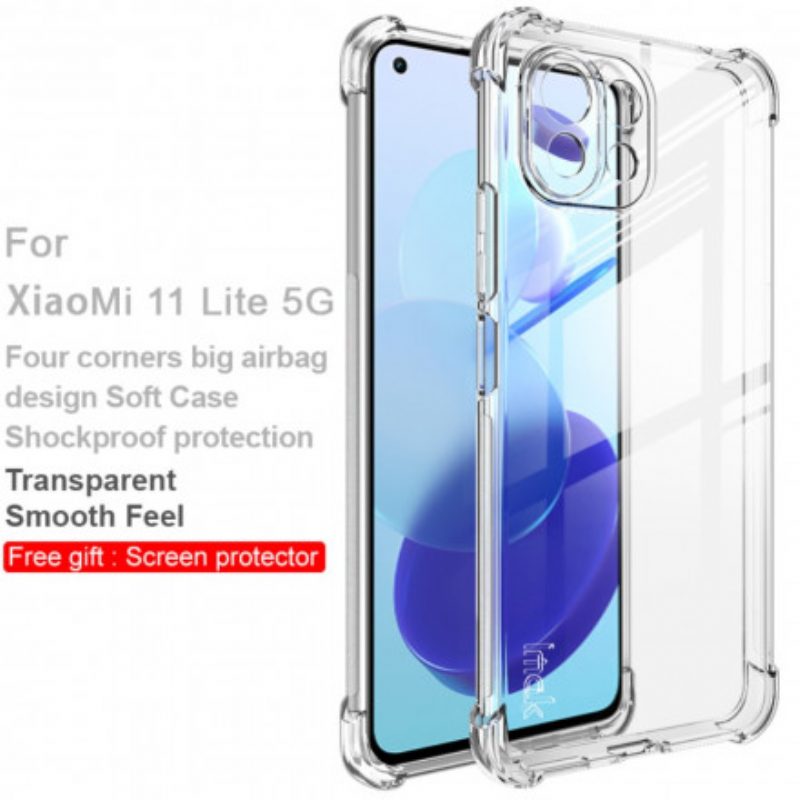 Cover Xiaomi Mi 11 Lite 4G / 5G / 5G NE Trasparente Silky Imak