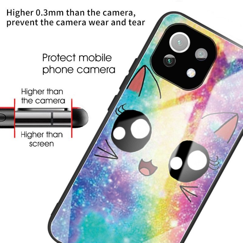 Cover Xiaomi Mi 11 Lite 4G / 5G / 5G NE Vetro Temperato Dei Cartoni Animati