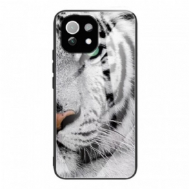 Cover Xiaomi Mi 11 Lite 4G / 5G / 5G NE Vetro Temperato Tigre