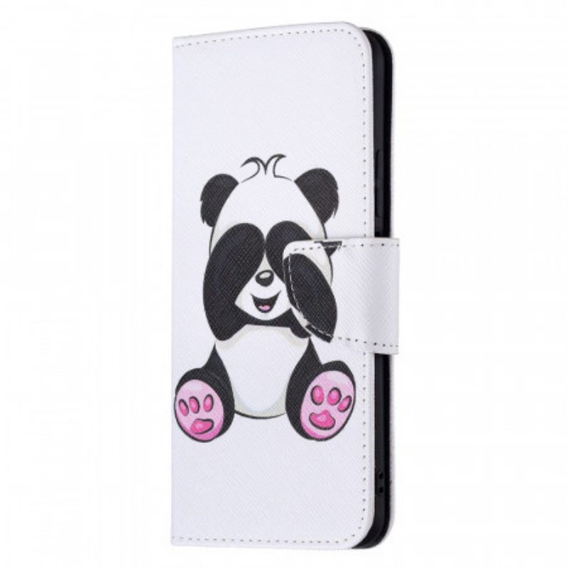 Custodia in pelle Xiaomi Mi 11 Lite 4G / 5G / 5G NE Divertimento Panda