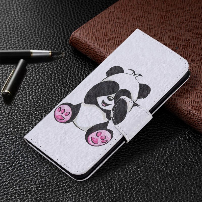 Custodia in pelle Xiaomi Mi 11 Lite 4G / 5G / 5G NE Divertimento Panda