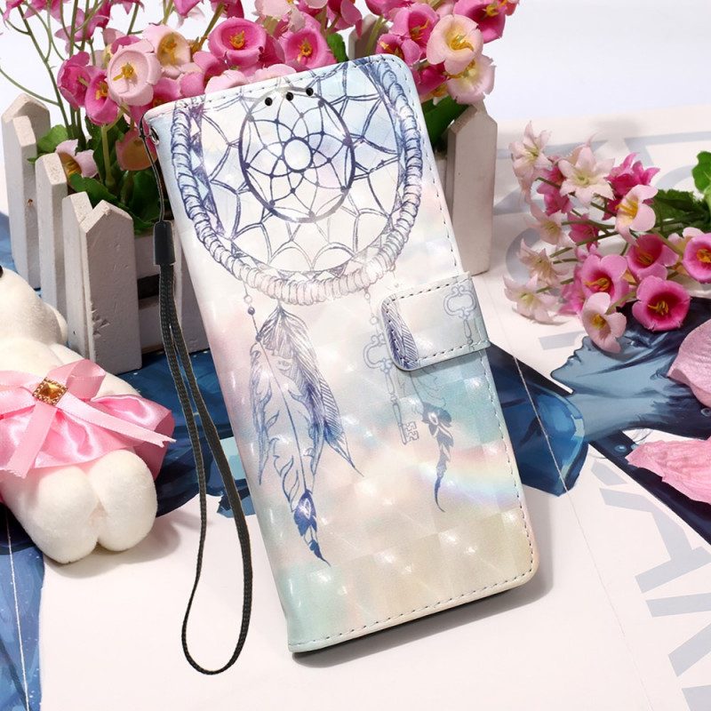 Folio Cover Xiaomi Mi 11 Lite 4G / 5G / 5G NE Acchiappasogni Ad Acquerello