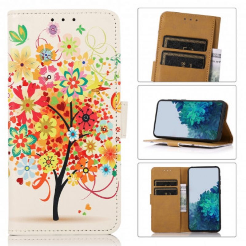 Folio Cover Xiaomi Mi 11 Lite 4G / 5G / 5G NE Albero In Fiore