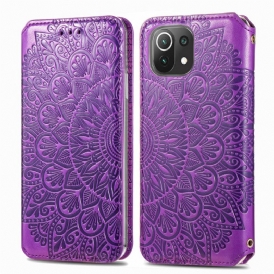 Folio Cover Xiaomi Mi 11 Lite 4G / 5G / 5G NE Custodia in pelle Mandala