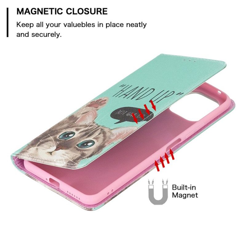 Folio Cover Xiaomi Mi 11 Lite 4G / 5G / 5G NE Custodia in pelle Mano In Alto