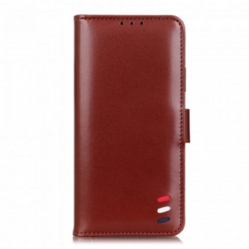 Folio Cover Xiaomi Mi 11 Lite 4G / 5G / 5G NE Effetto Pelle Tricolore