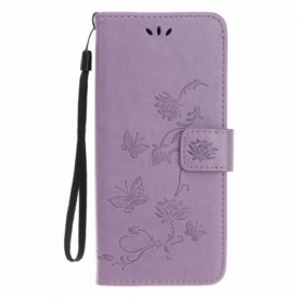 Folio Cover Xiaomi Mi 11 Lite 4G / 5G / 5G NE Farfalle E Fiori