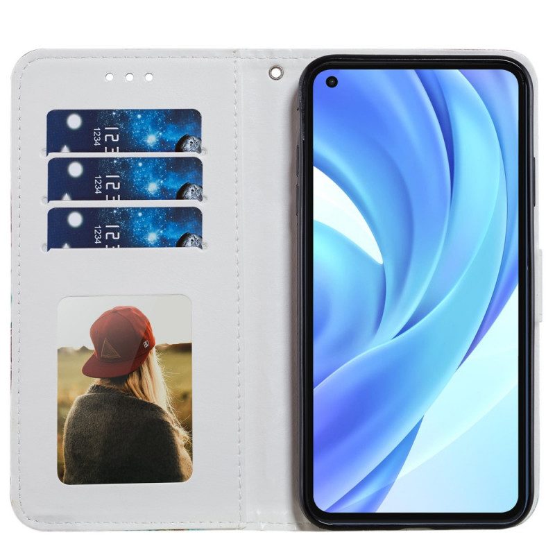 Folio Cover Xiaomi Mi 11 Lite 4G / 5G / 5G NE Più Ananas