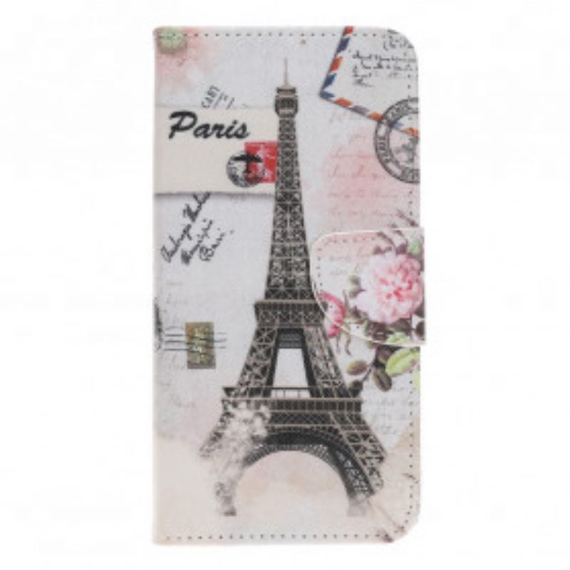 Folio Cover Xiaomi Mi 11 Lite 4G / 5G / 5G NE Retrò Torre Eiffel