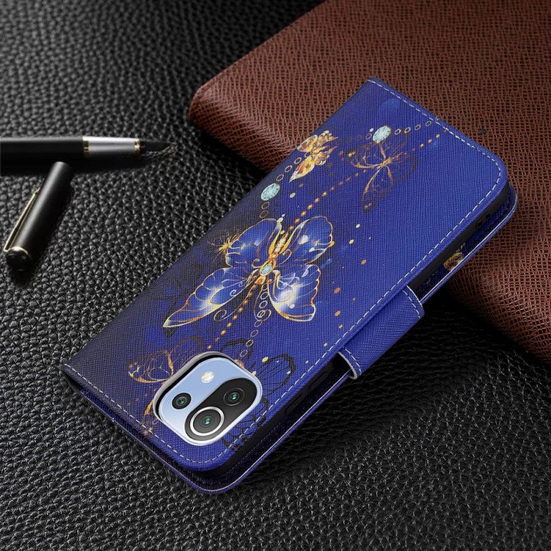 Folio Cover Xiaomi Mi 11 Lite 4G / 5G / 5G NE Splendide Farfalle