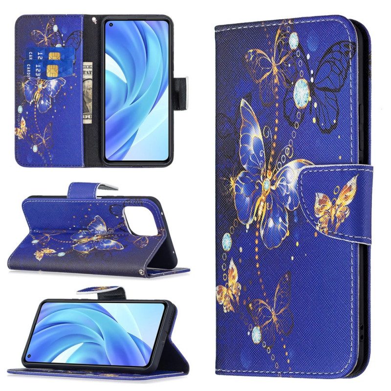 Folio Cover Xiaomi Mi 11 Lite 4G / 5G / 5G NE Splendide Farfalle